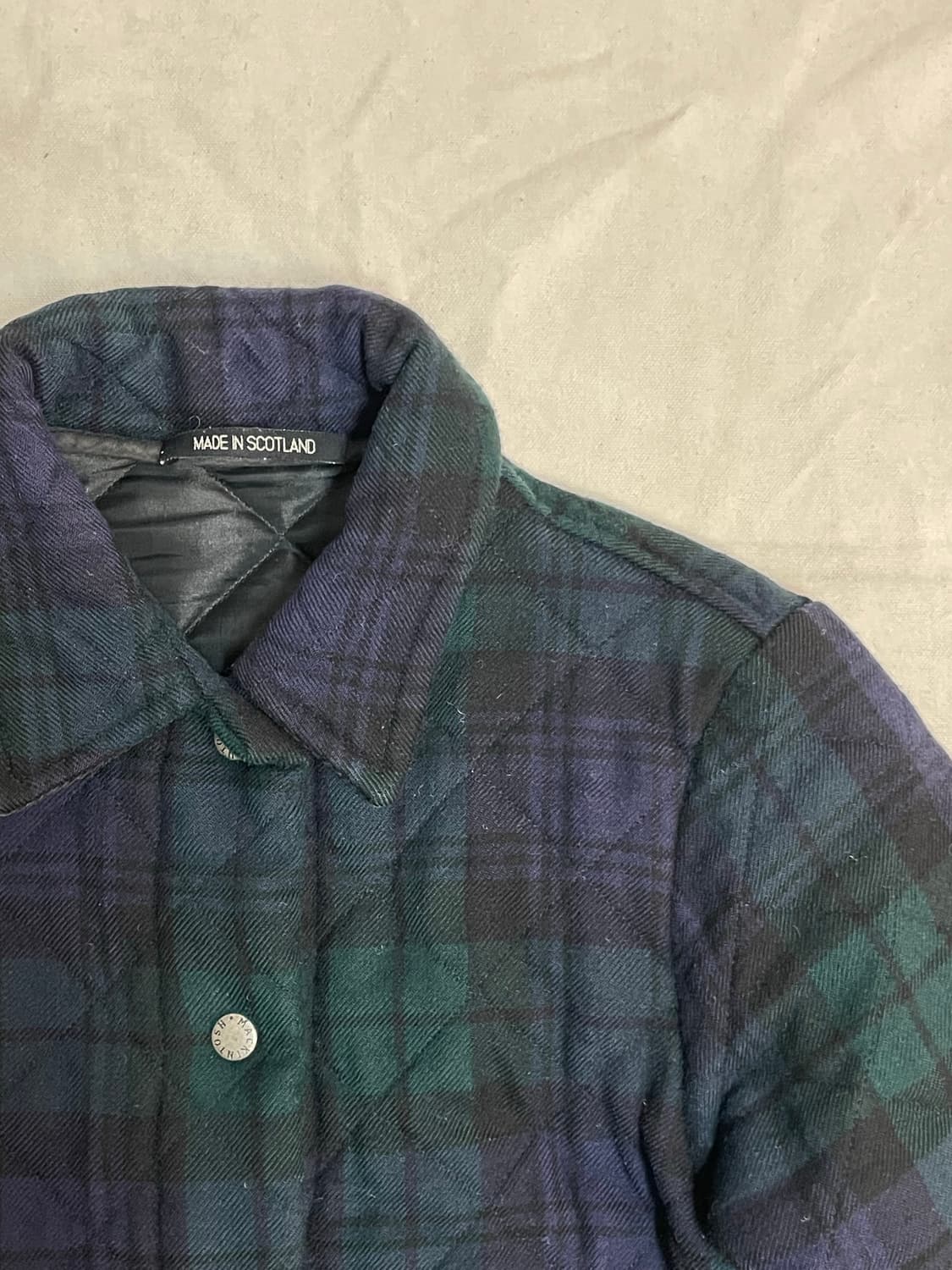 매킨토시 퀼팅 코트 상품이미지2