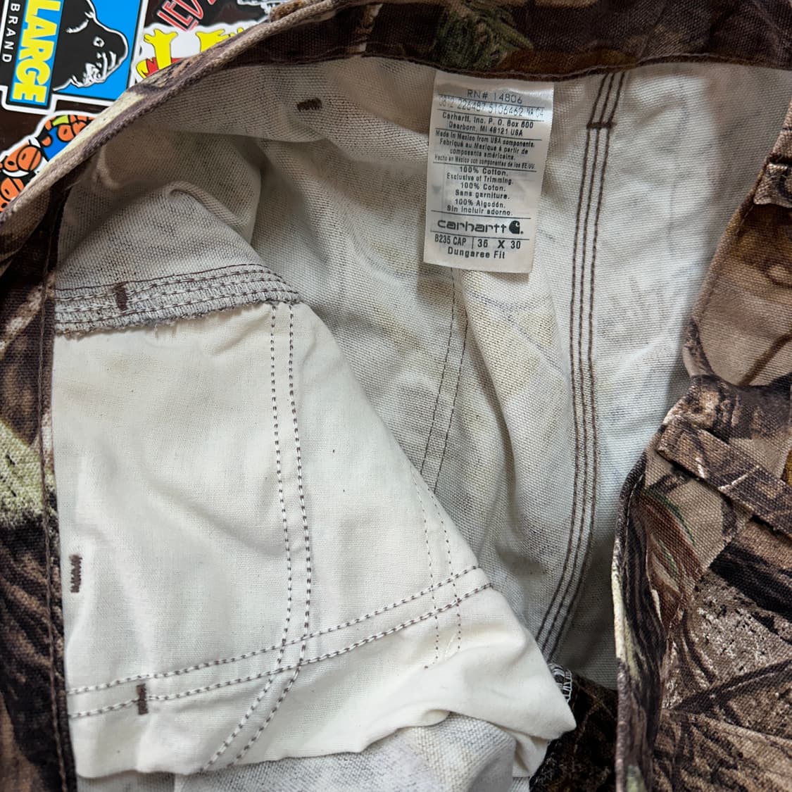 칼하트 리얼트리 카펜터 팬츠 B235-CAP 36 상품이미지7