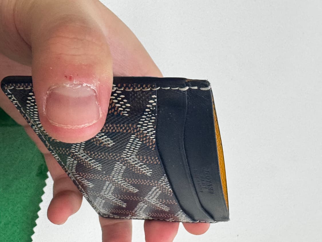 고야드 카드지갑 네이비 상품이미지5