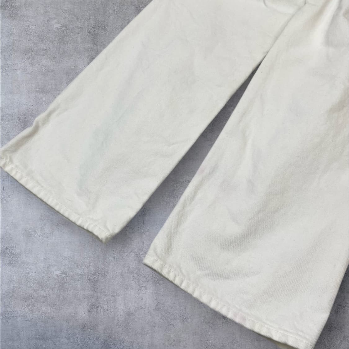 샵엠 Shopm 화이트 그레이스 데님 팬츠 M 상품이미지9