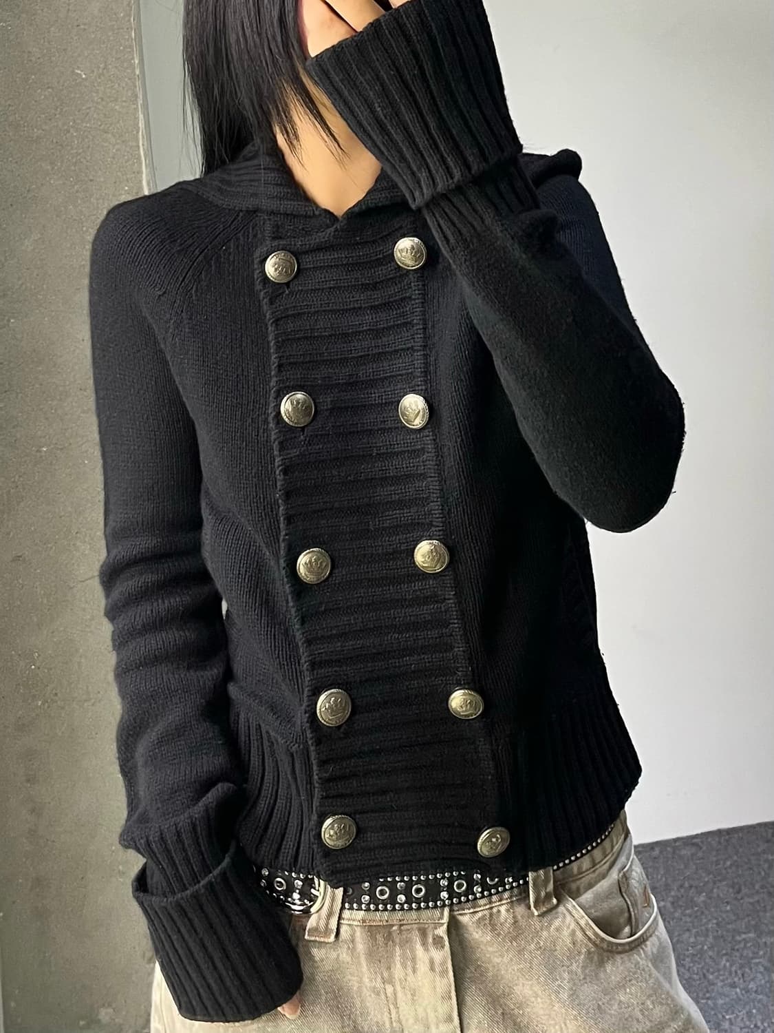 버버리 나폴레옹 울 가디건 상품이미지2