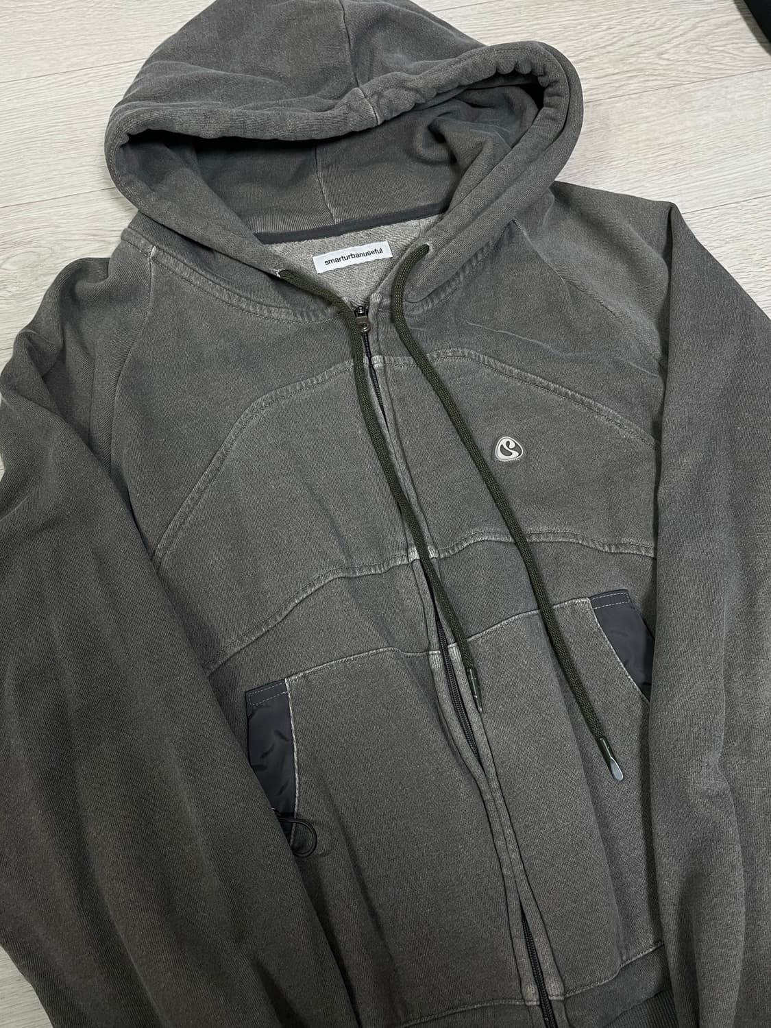 코이세이오 후드집업 카키 상품이미지2