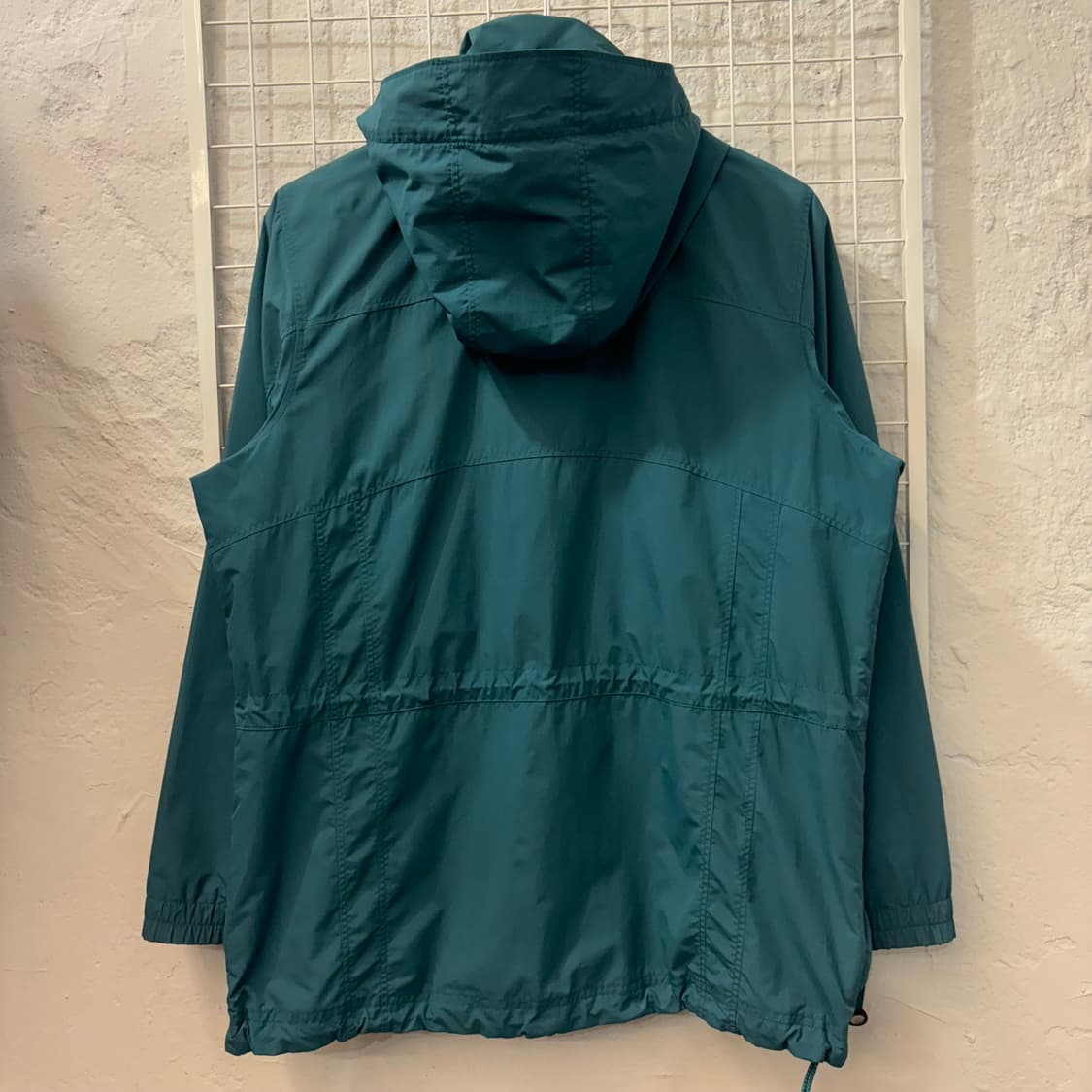 90s LL Bean 엘엘빈 빈티지 청록 에메랄드 바람막이 자켓 M 상품이미지2