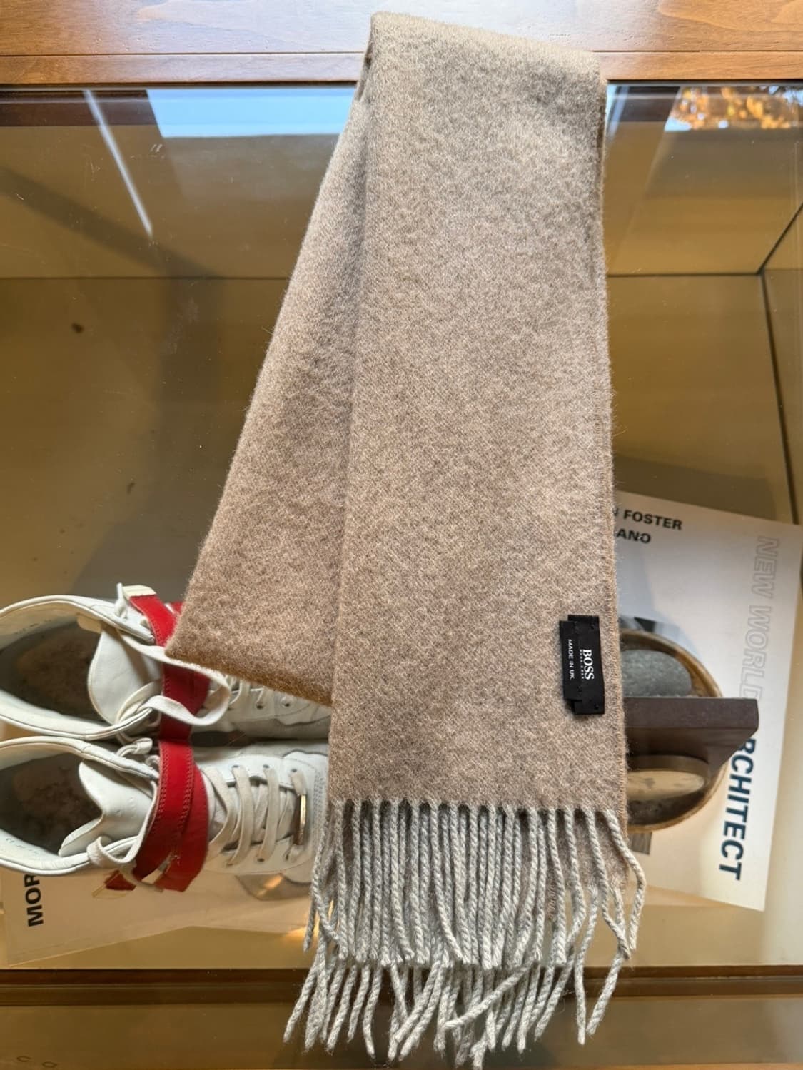 휴고보스 캐시미어 머플러 상품이미지9