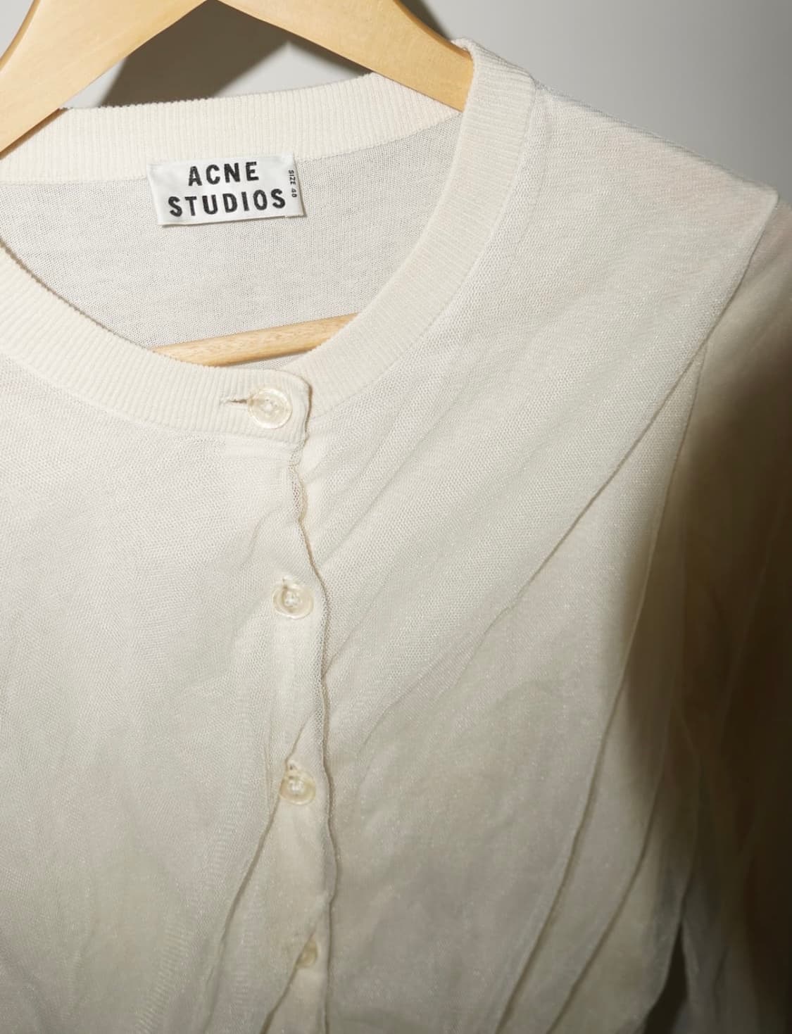 ACNE STUDIOS Chiffon Cardigan 아크네 쉬폰 가디건 상품이미지7