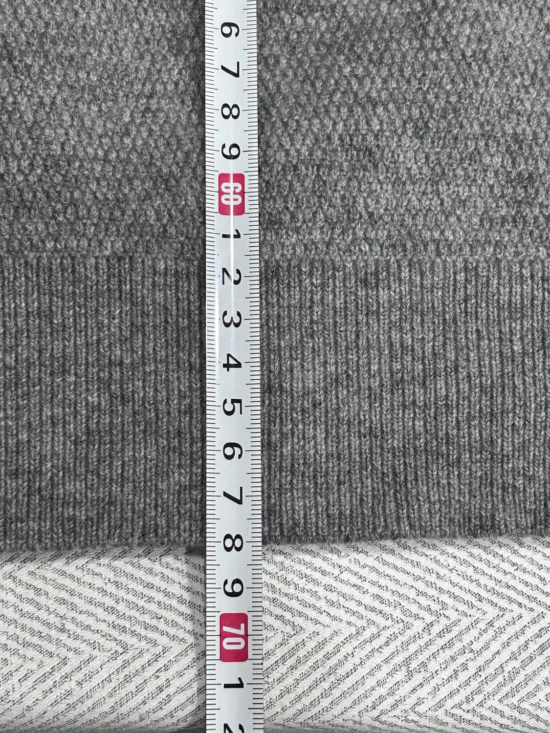 라코스테 울 라운드넥 니트 남성 M 100사이즈 그레이 상품이미지9