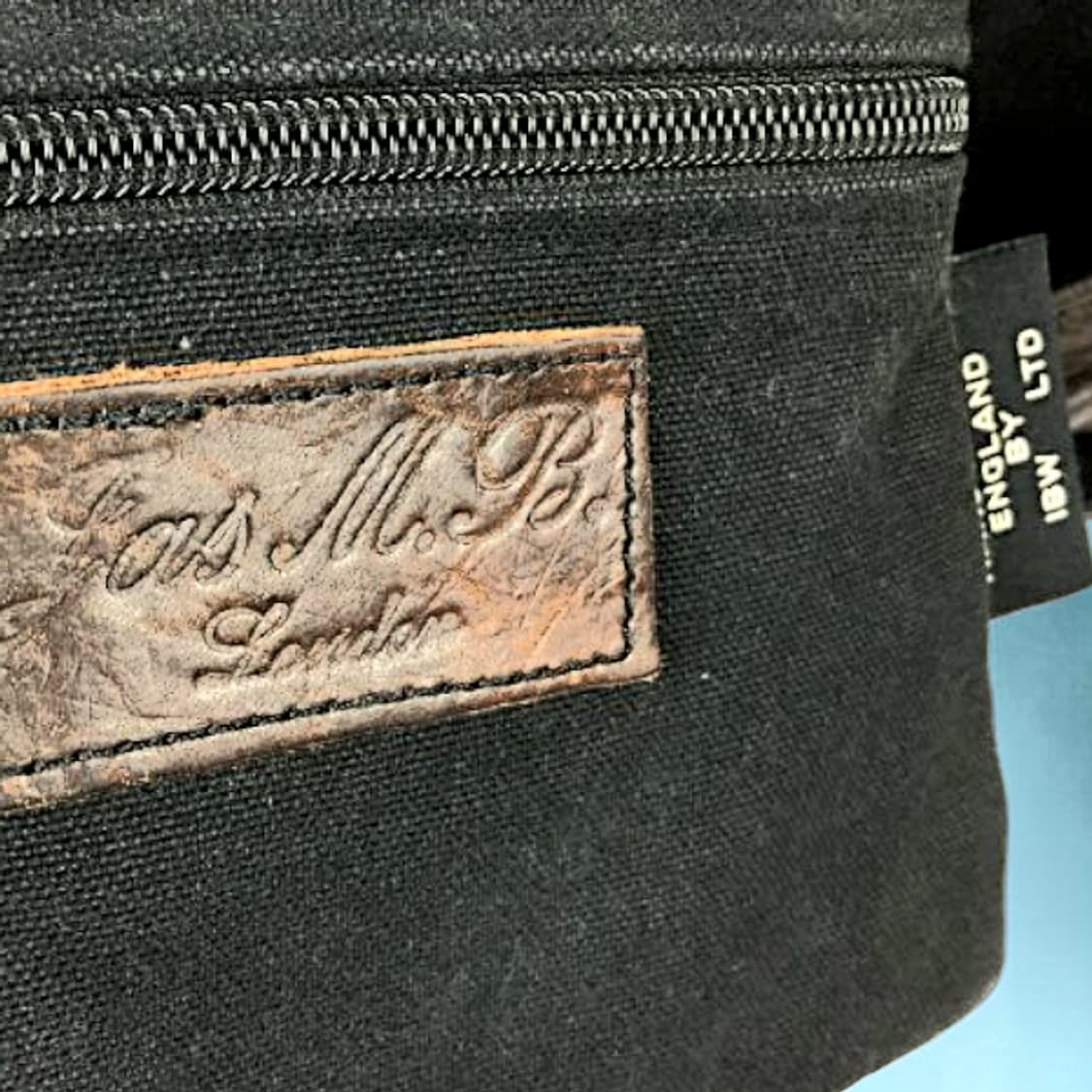 Jas M.B. 쟈스엠비 빈티지 가공 레더 메신저백 이탈리아 장인 포터 상품이미지9