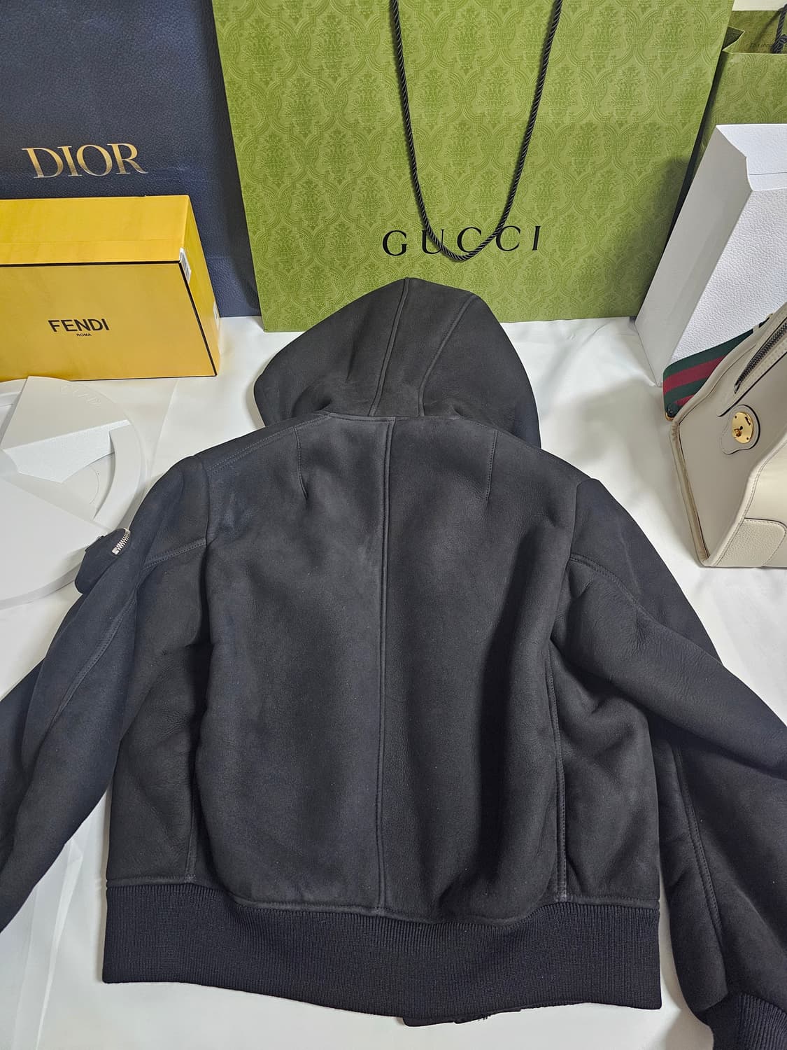 (새상품)프라다 풀스웨이드 안감풀시어링 최고급 상품이미지6