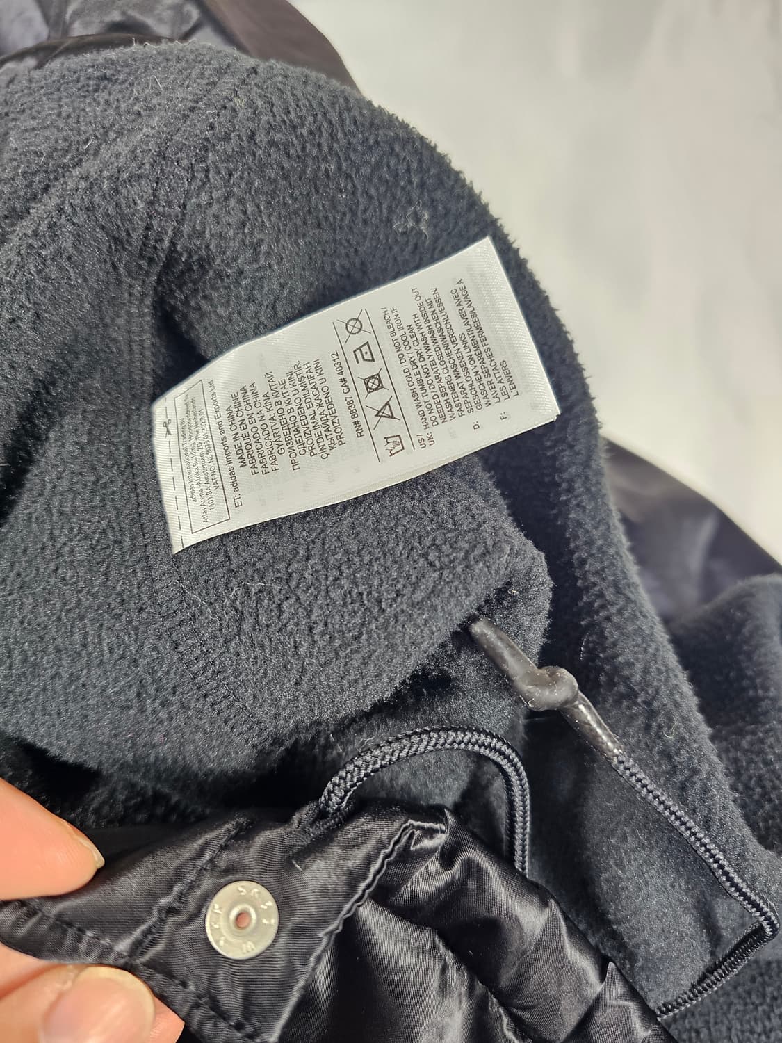 아디다스알렉산더왕헤비플리스자켓 상품이미지7