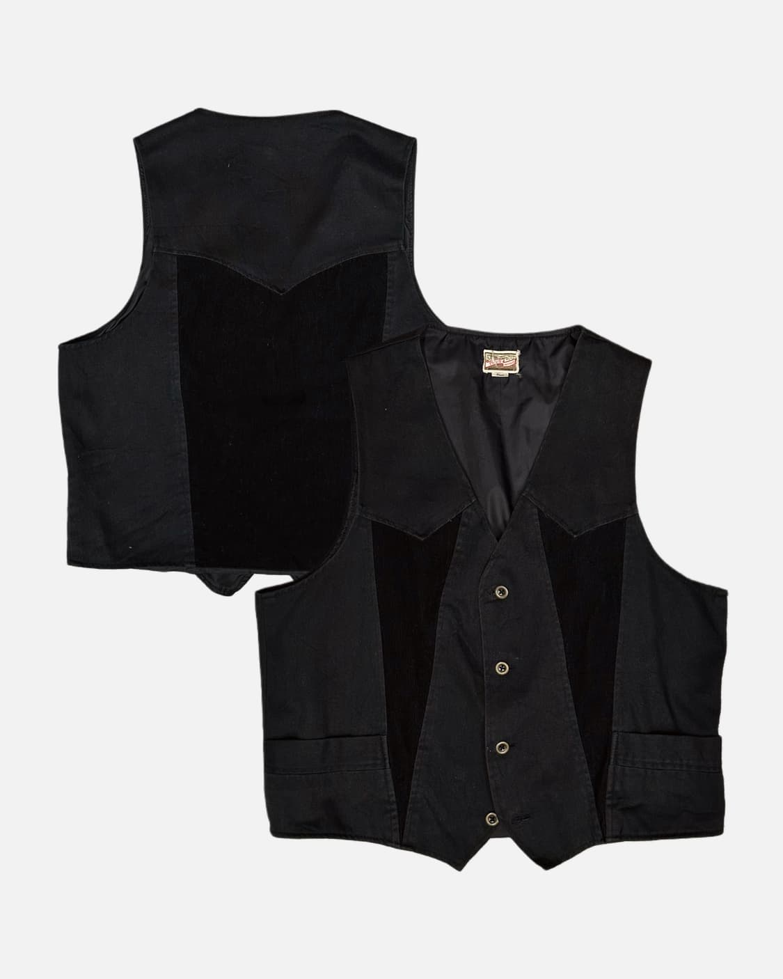 western corduroy detail vest 상품이미지1