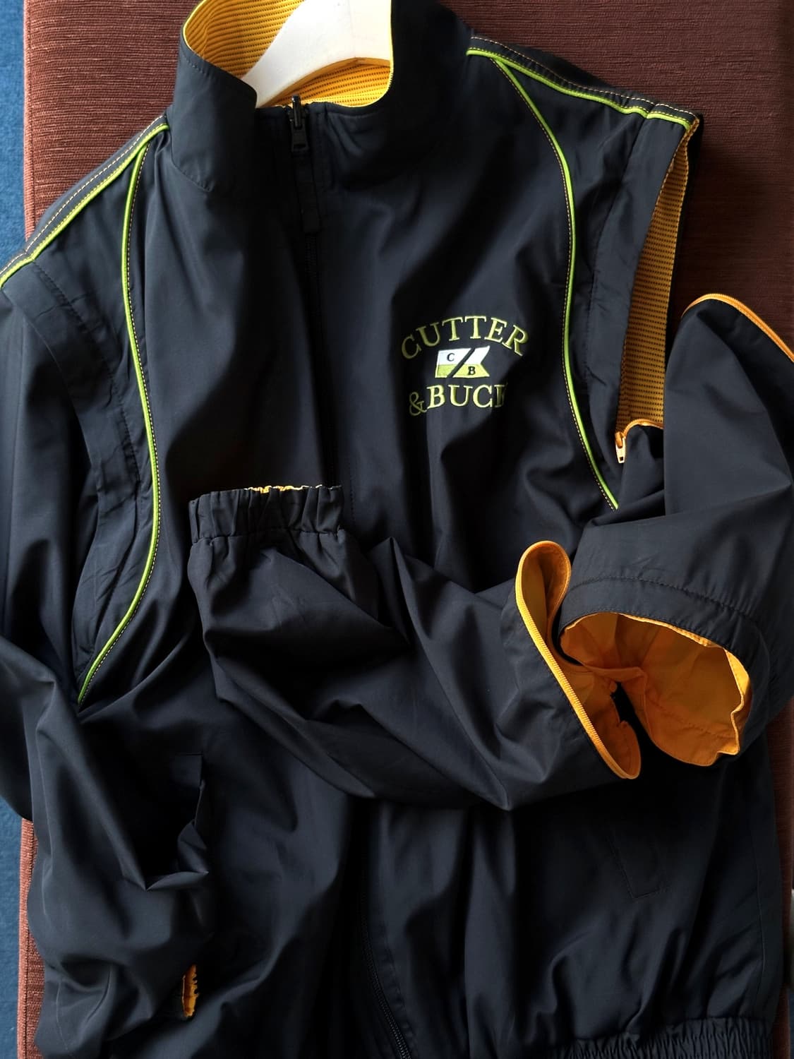 6way design washed poly zip parka 상품이미지1