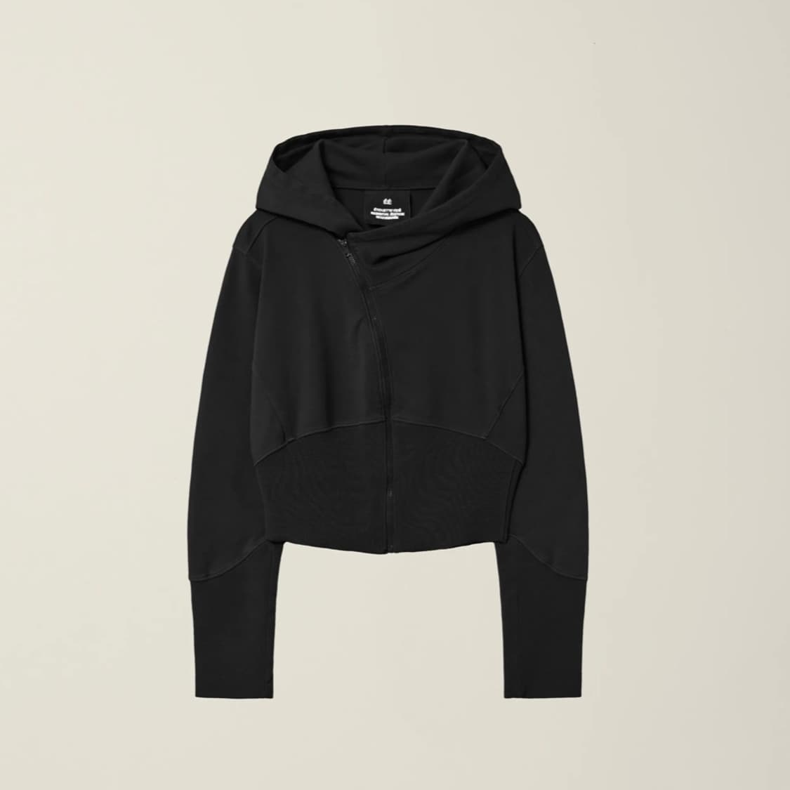 [M] 우먼 가먼트 커브드 후드집업 상품이미지1