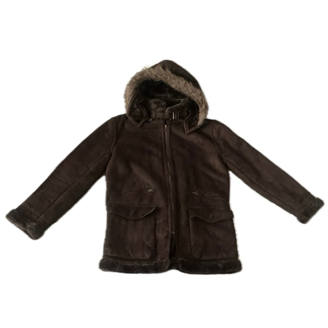 빈티지 브라운 파카 상품이미지1