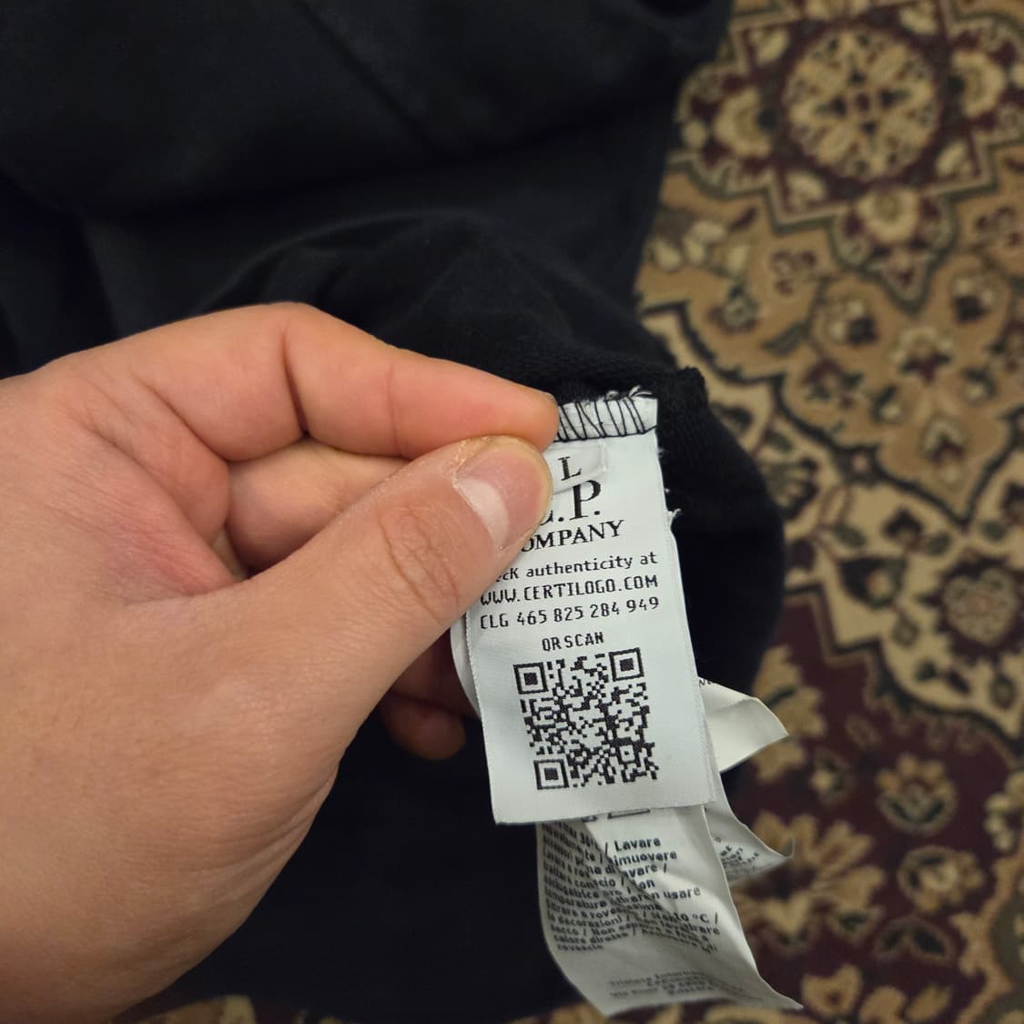 cp컴퍼니 렌즈 롱슬리브 얇은 맨투맨 L 상품이미지4