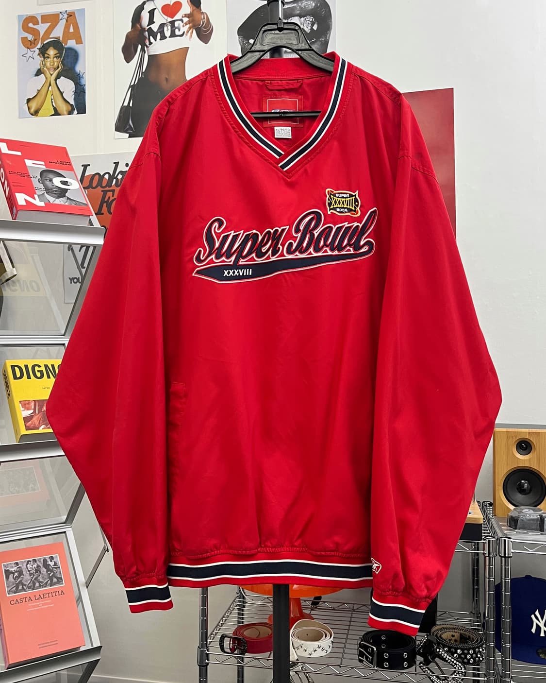 리복 00s NFL 슈퍼볼 오버사이즈 웜업  상품이미지5
