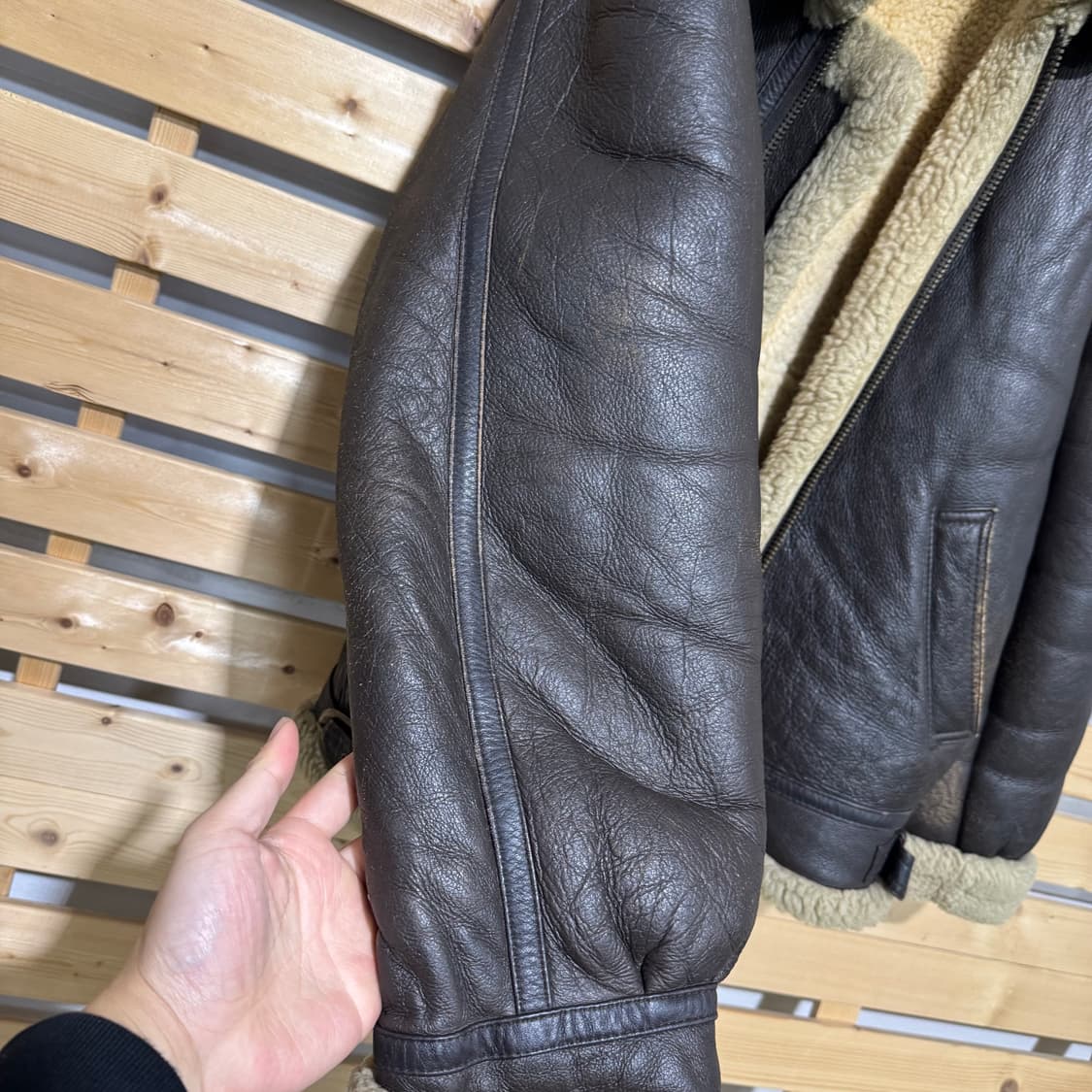 B-3 양가죽 무스탕 상품이미지3