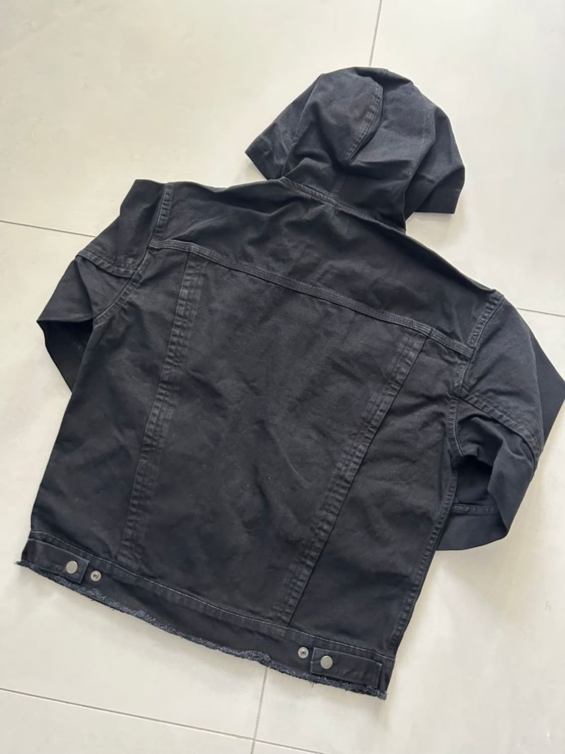 DENIM ZIPUP HOODIE 데님 지퍼 후드티 상품이미지5