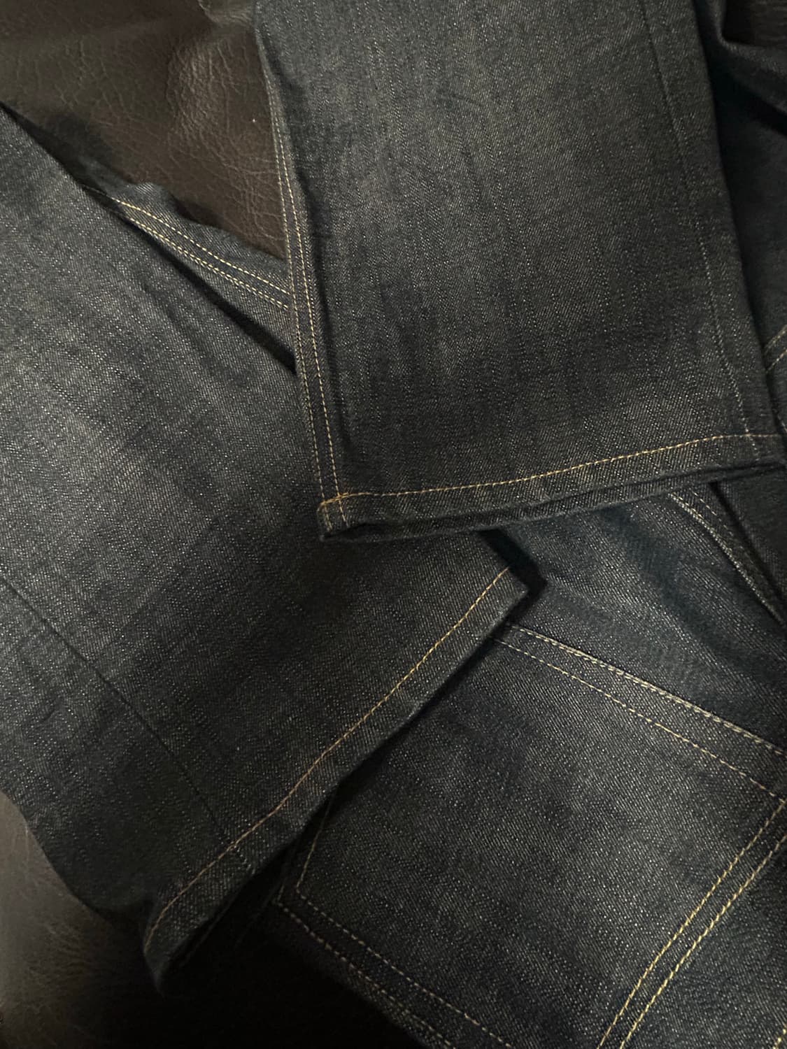 유니폼브릿지 셀비지 데님 s 상품이미지4