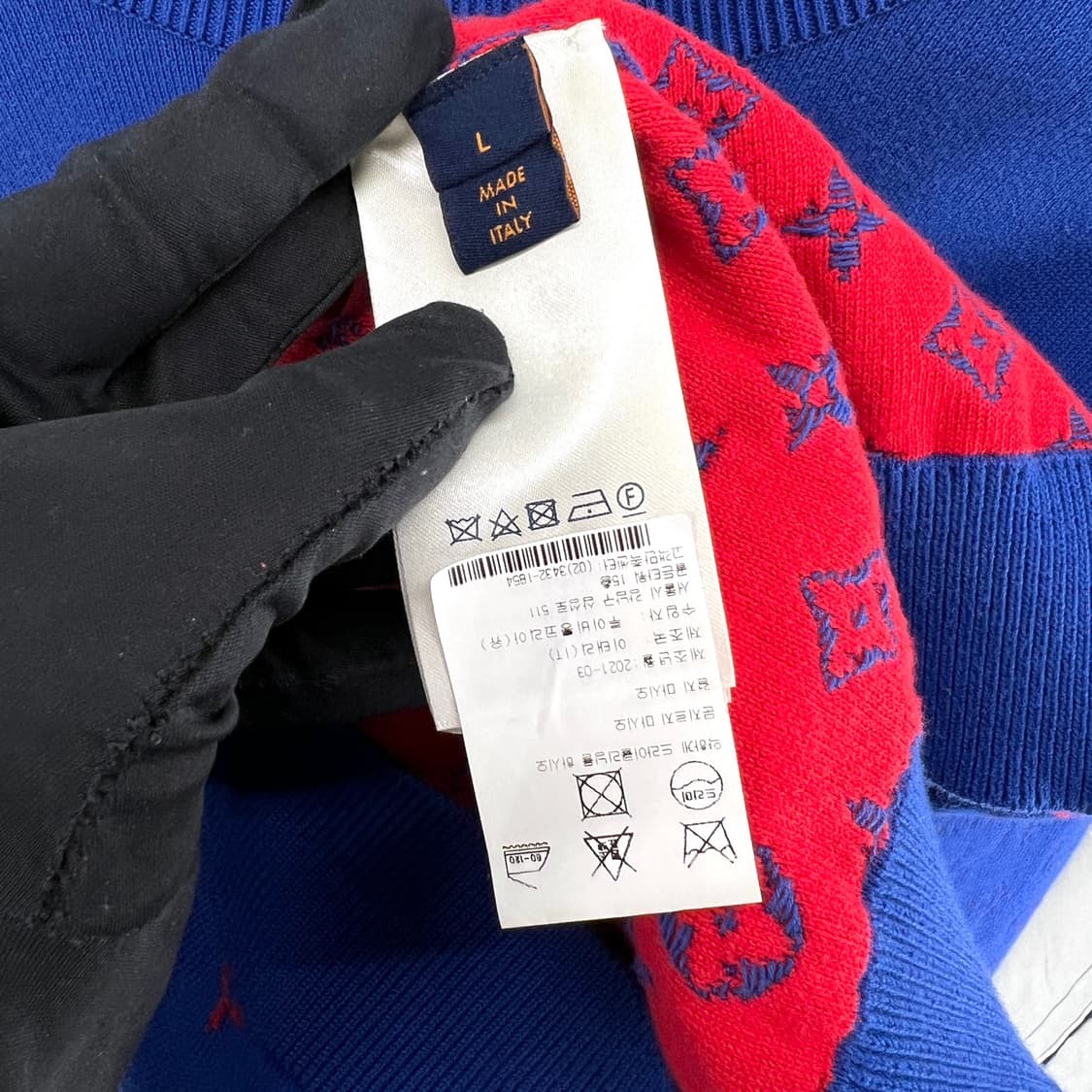 [L사이즈] 루이비통 모노그램 그라데이션 니트 (1A8WO6) 상품이미지8