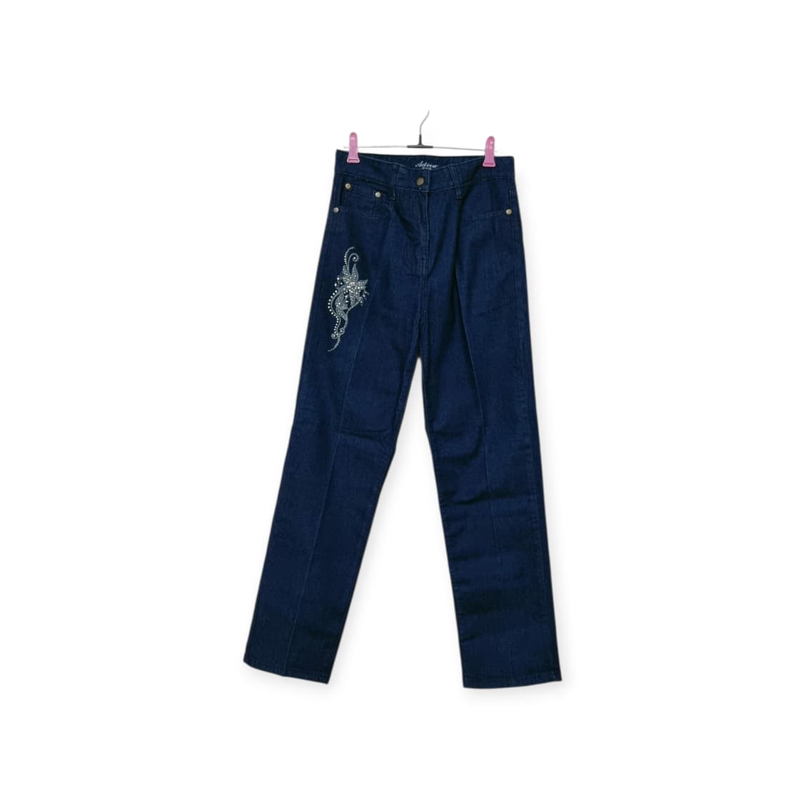 Adieu JEANS 큐빅장식 데님팬츠/27인치 상품이미지1