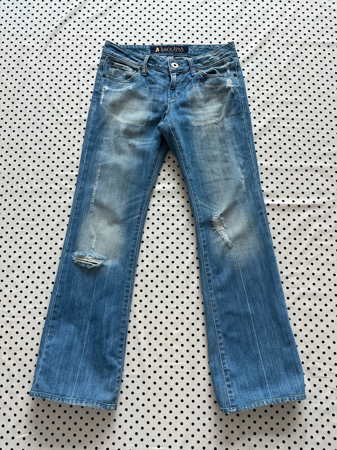 버커루 부츠컷 데님팬츠 y2k 펑크 상품이미지2