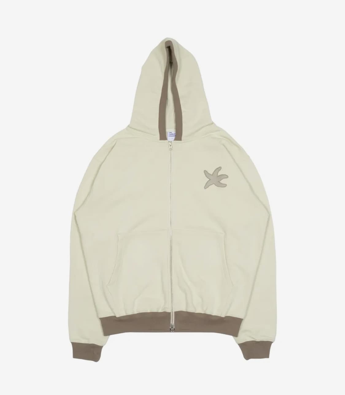 TCM line hooded zip-up (brown) 상품이미지1