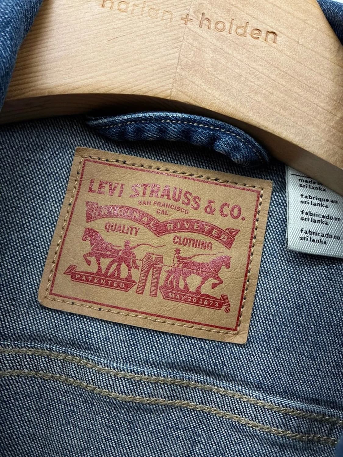 리바이스 우먼스 데님 트러커 자켓 PN9802 상품이미지7