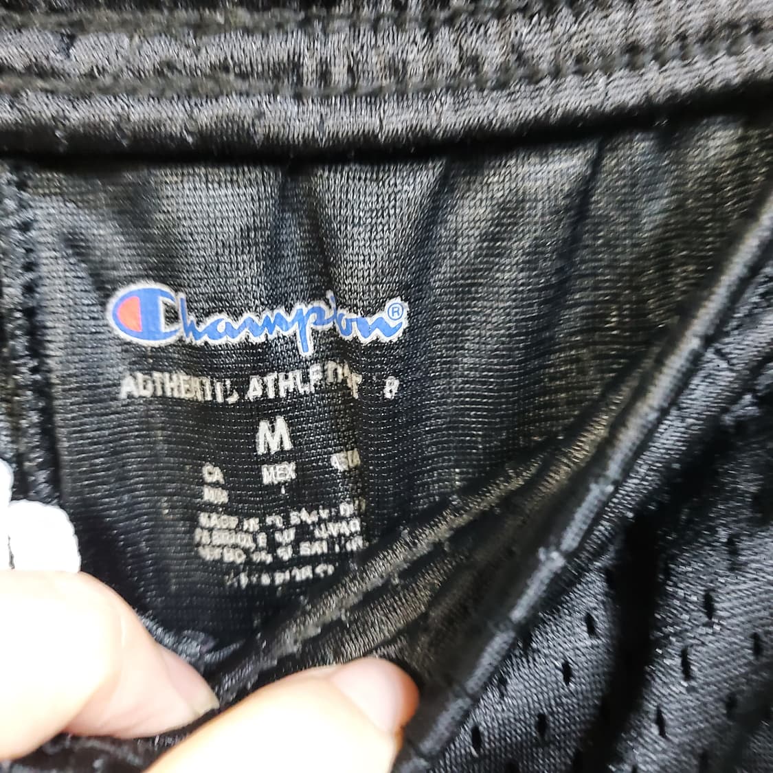 챔피온 블랙 메쉬 반바지  상품이미지4