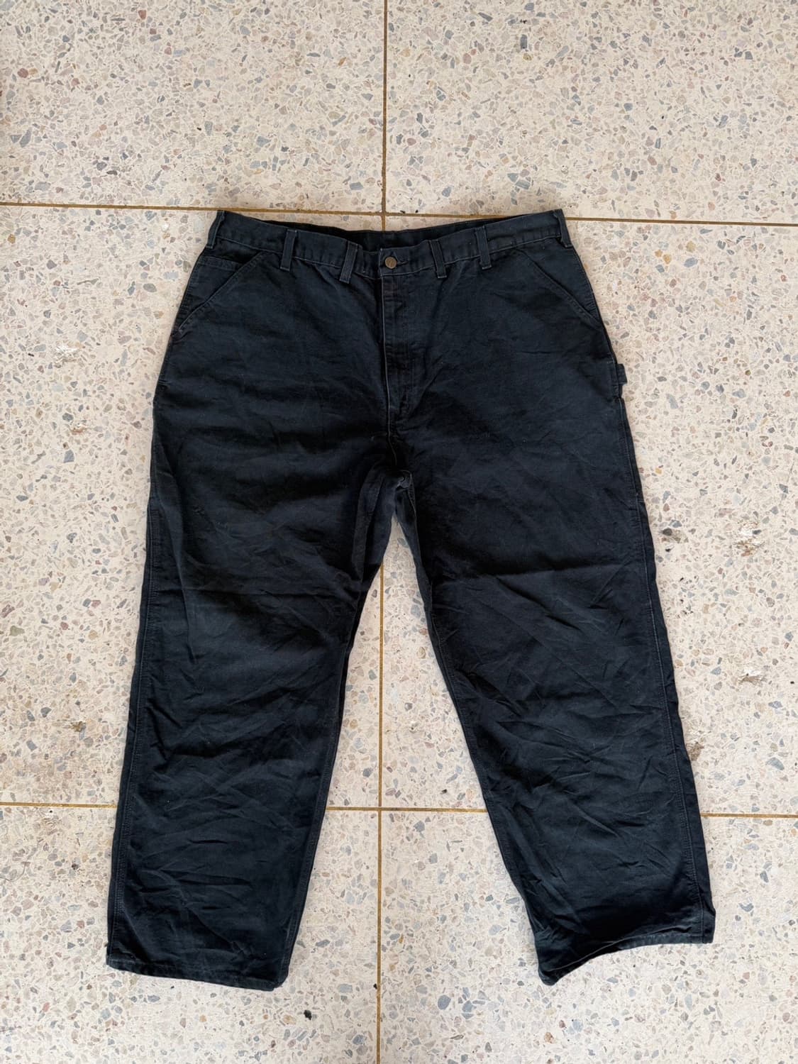 칼하트 카펜터 워크팬츠 블랙 상품이미지4