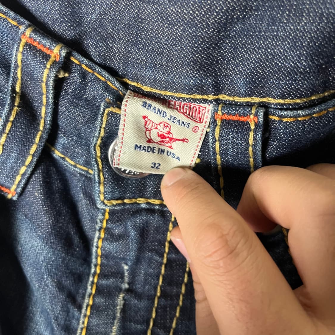 [True Religion] 트루릴리젼 스티치 부츠컷 데님팬츠 상품이미지5