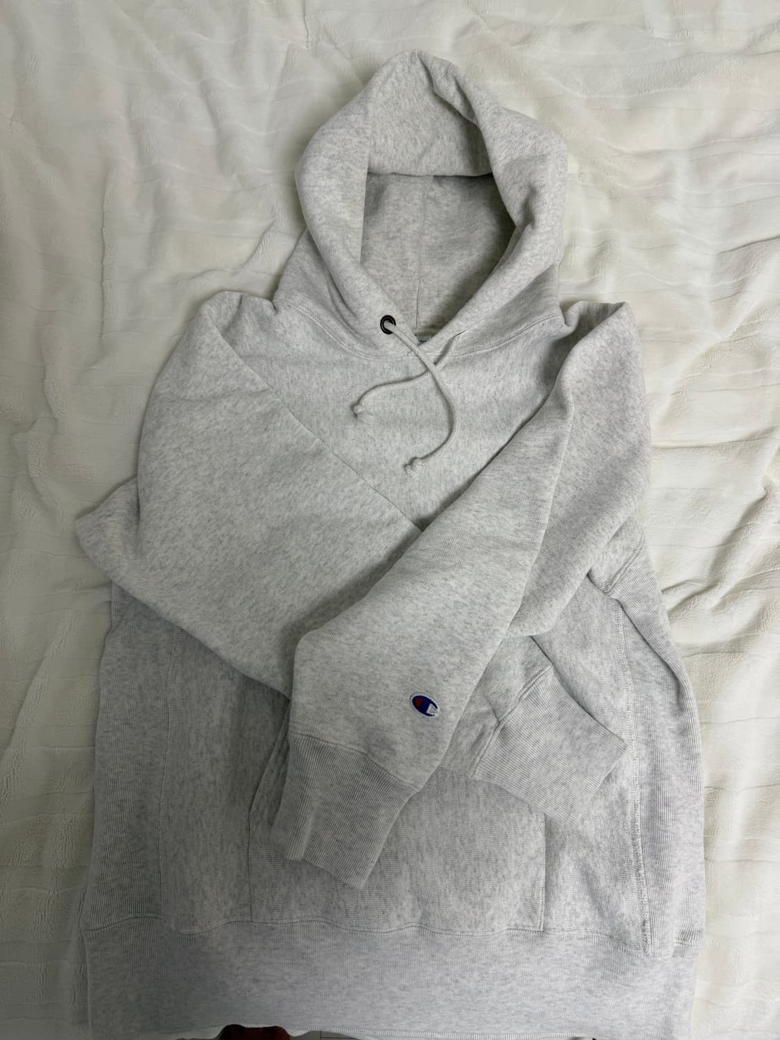 챔피온 리버스위브 블루택 후드 상품이미지1