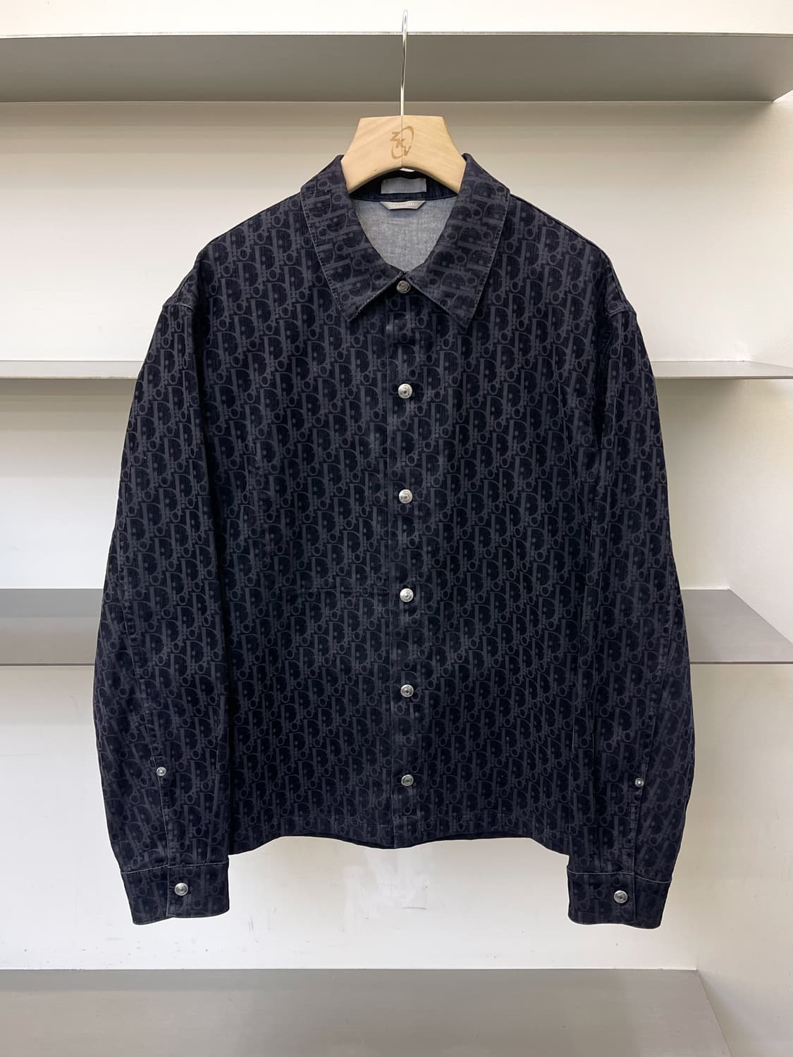 디올 오블리크 벨벳 셔츠 상품이미지1