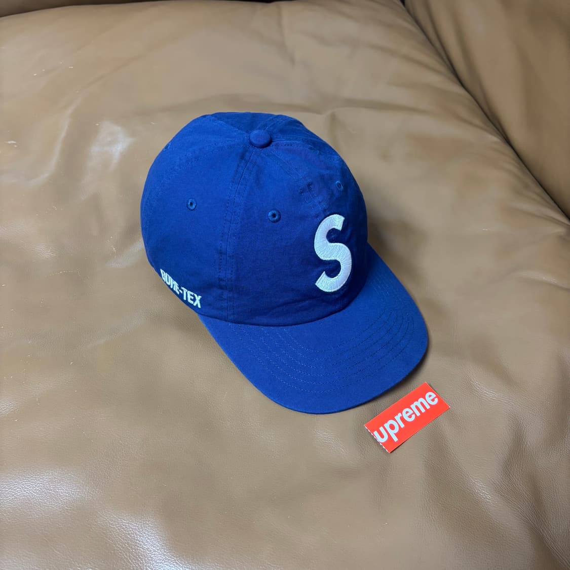 슈프림 S로고 6패널 볼캡 모자 20fw 고어텍스 인디고 네이비 상품이미지1