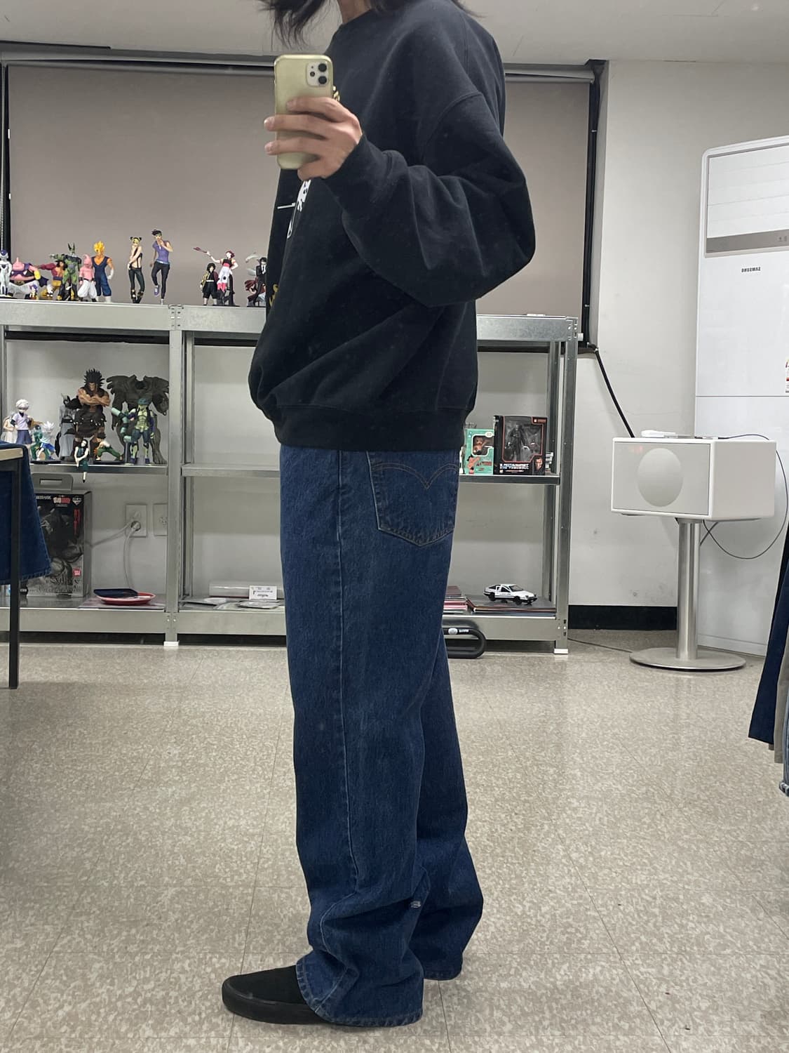 [38x30] 90s 리바이스 517 부츠컷 중청 워싱 진 데님 상품이미지6