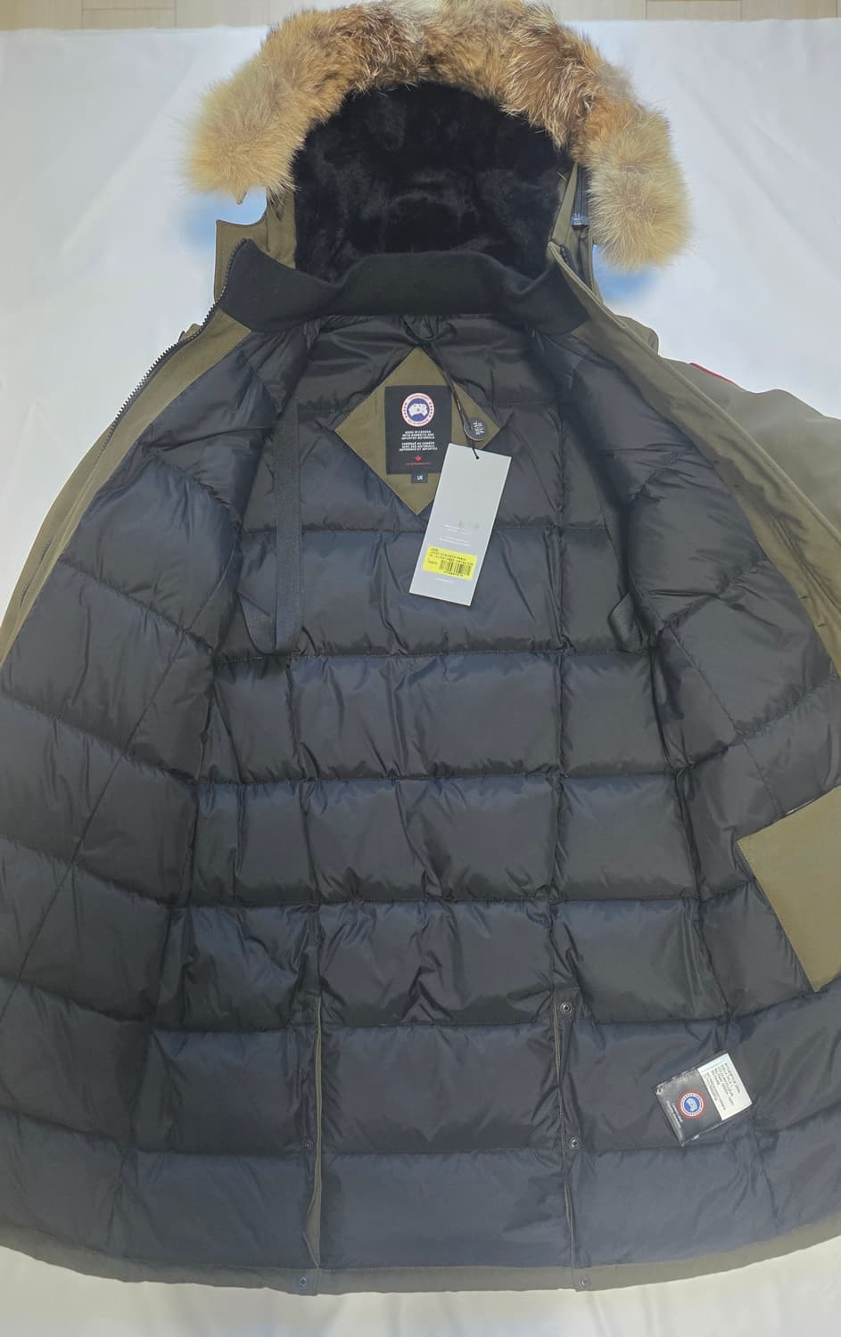 캐나다구스 우먼 켄싱턴 파카 ㅡ 밀리터리 그린 L 상품이미지2