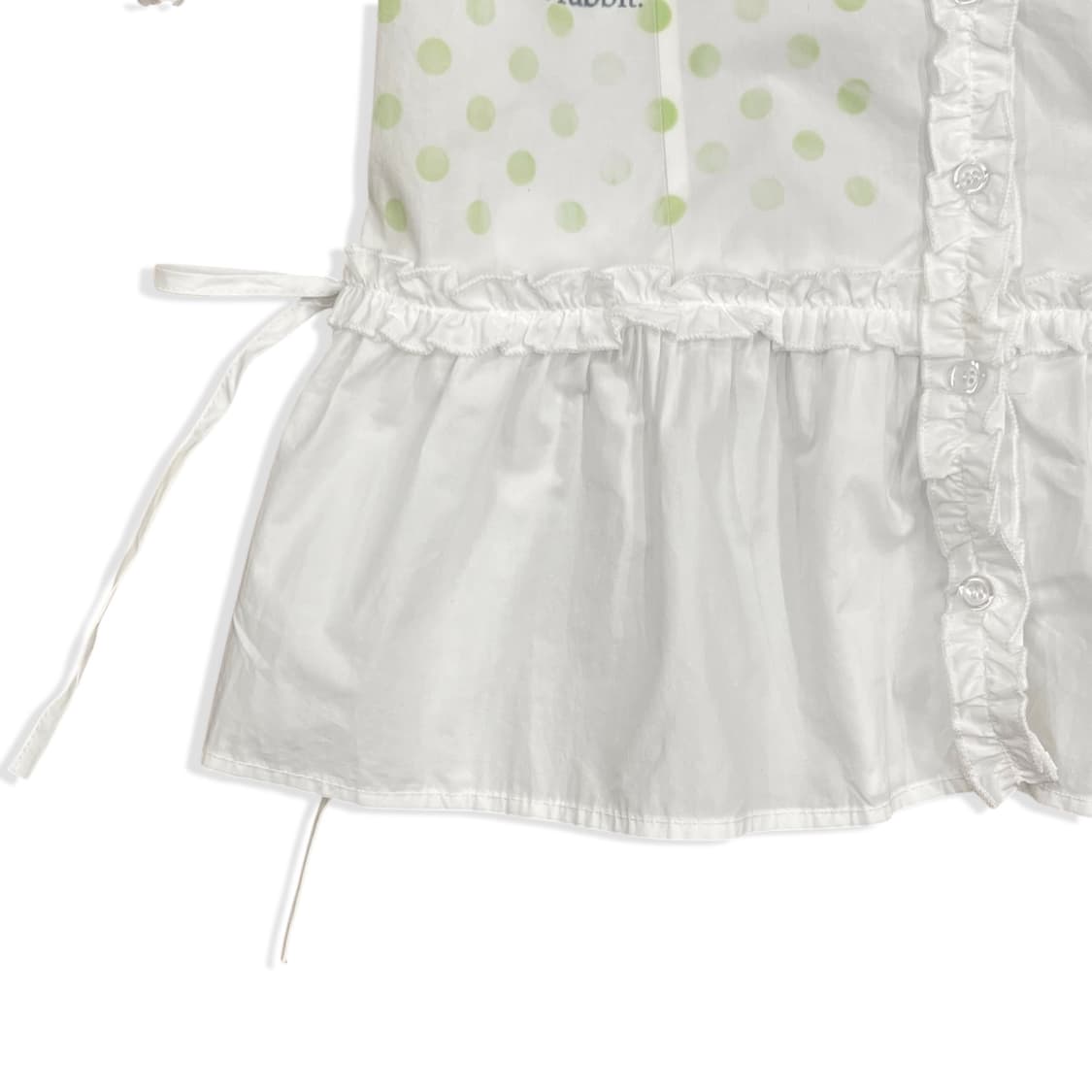 Bunny Short Sleeve Frill Shirt 상품이미지5