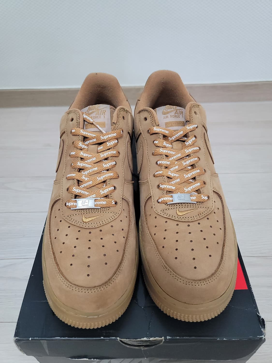 [290] <상태최상> 나이키x슈프림 된장 에어포스 상품이미지2