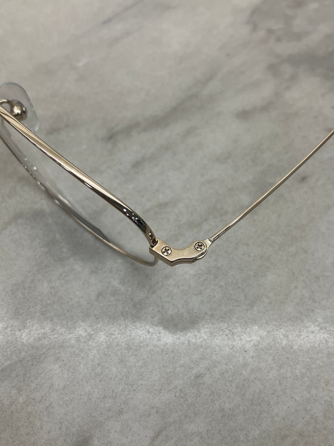 카라 KARRA 골드 소프트 스퀘어 메탈테 안경85 상품이미지2