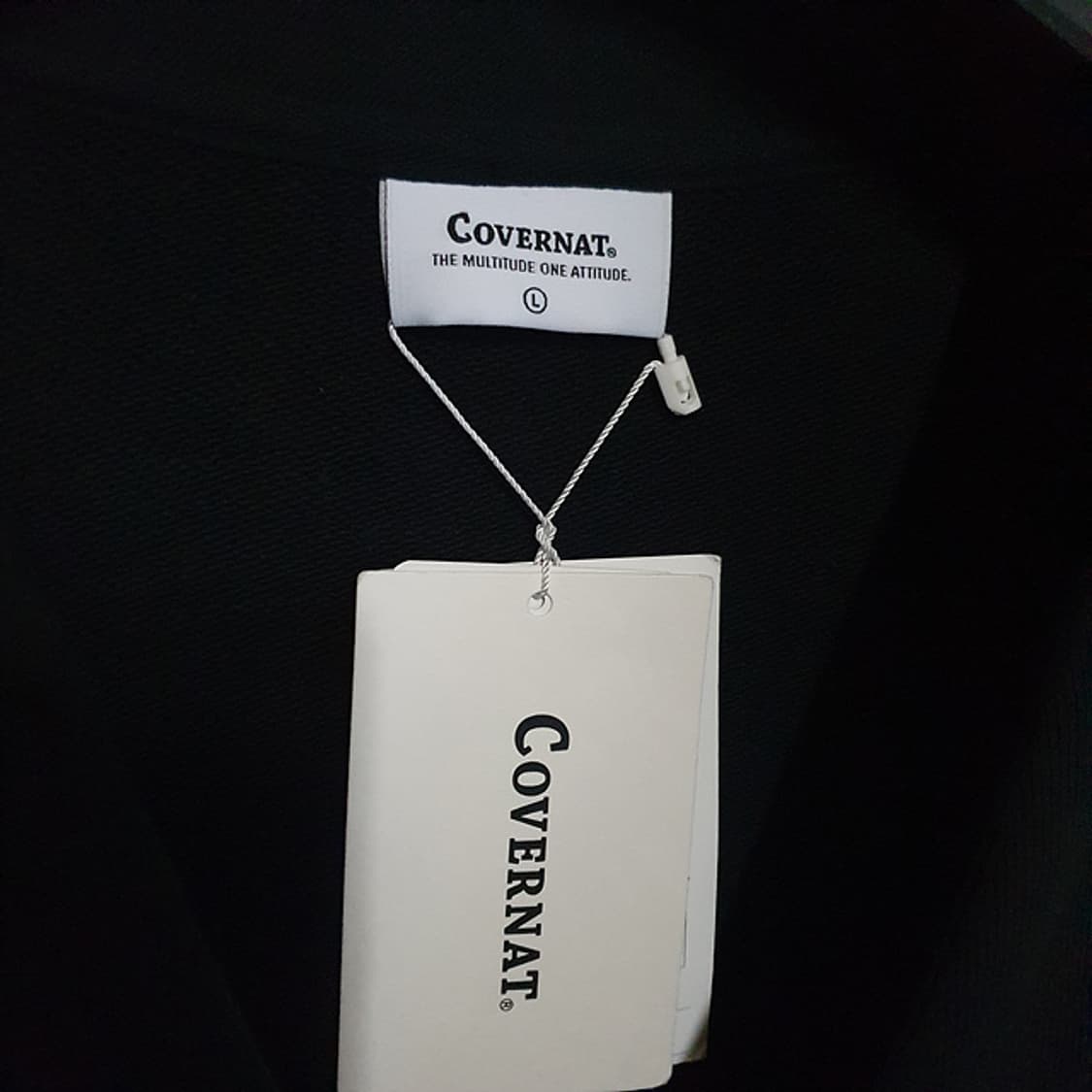 커버낫 C 로고 오버핏 가디건자켓 L 새상품 상품이미지3