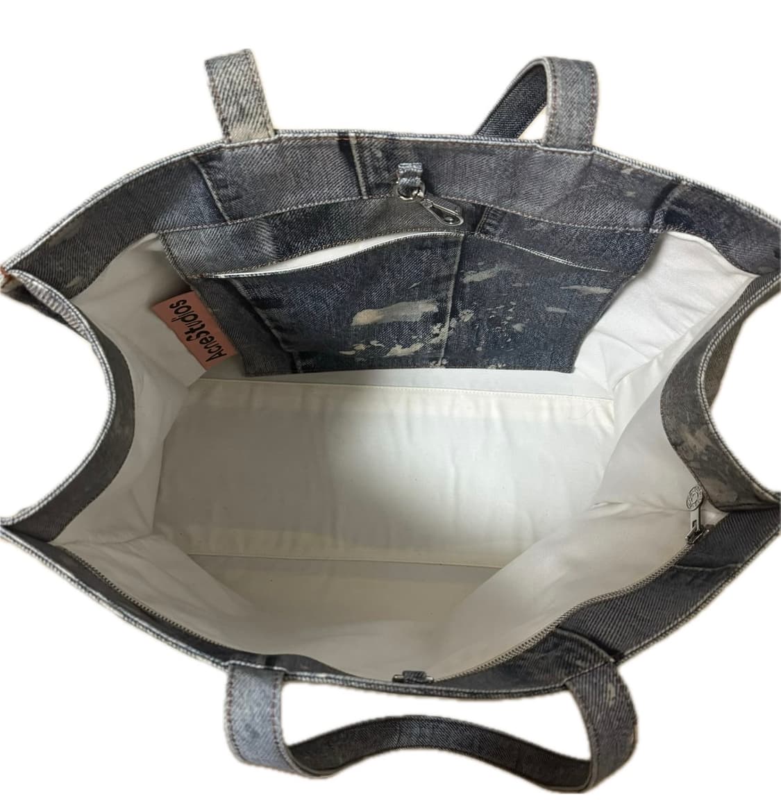 Acne studios 아크네 스튜디오 트롱프뢰유 데님 토트백 상품이미지3