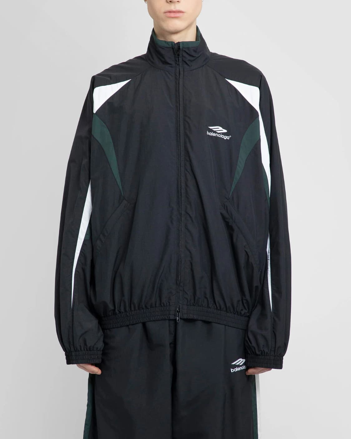 발렌시아가 남성 블랙 트랙수트 자켓 점퍼 60% 상품이미지2