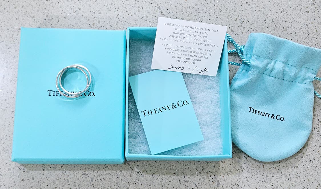 티파니앤코 1837 인터로킹 서클 반지 us9/국내19호 [정품/풀구성] 상품이미지6