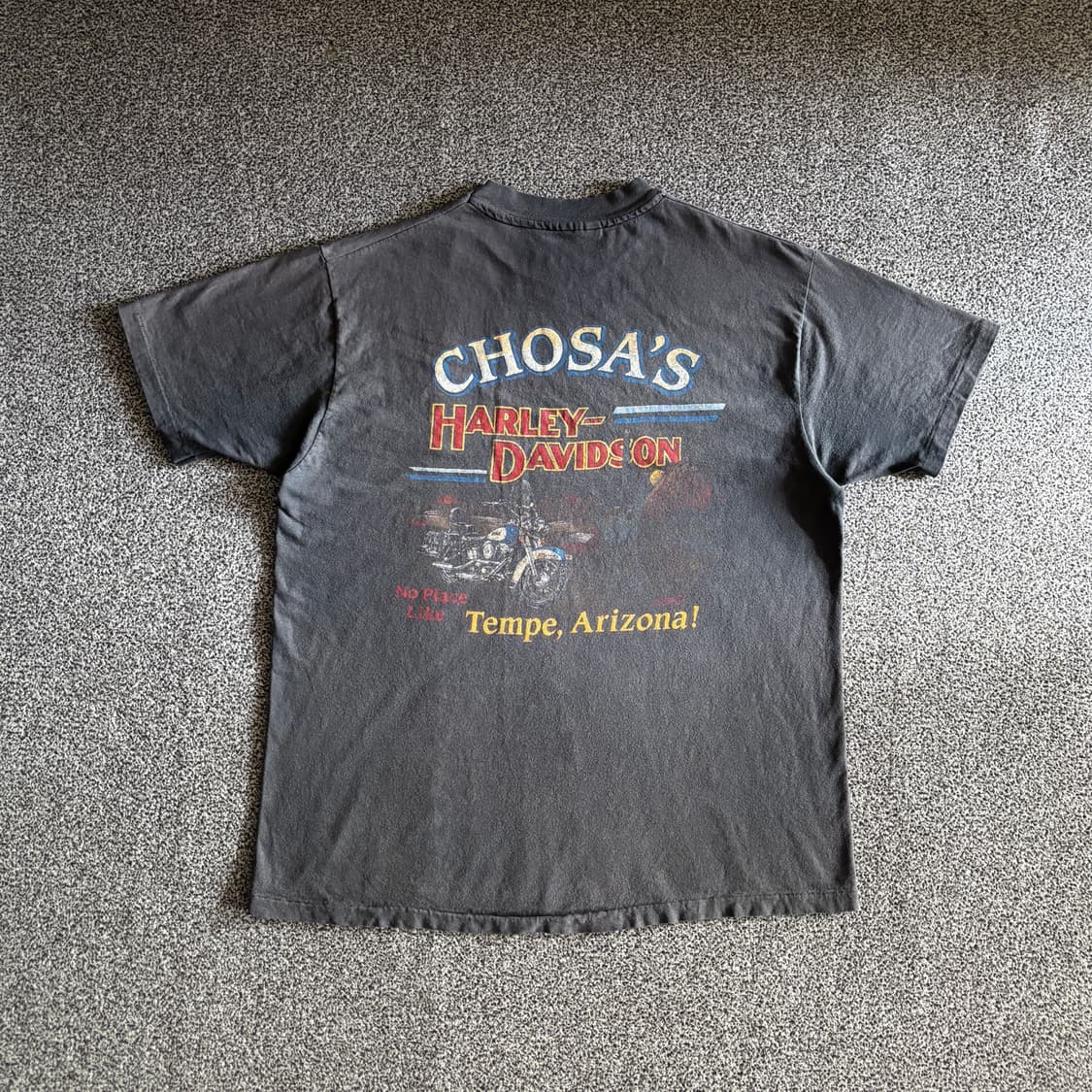 80s 빈티지 할리데이비슨 반팔 티셔츠 상품이미지4