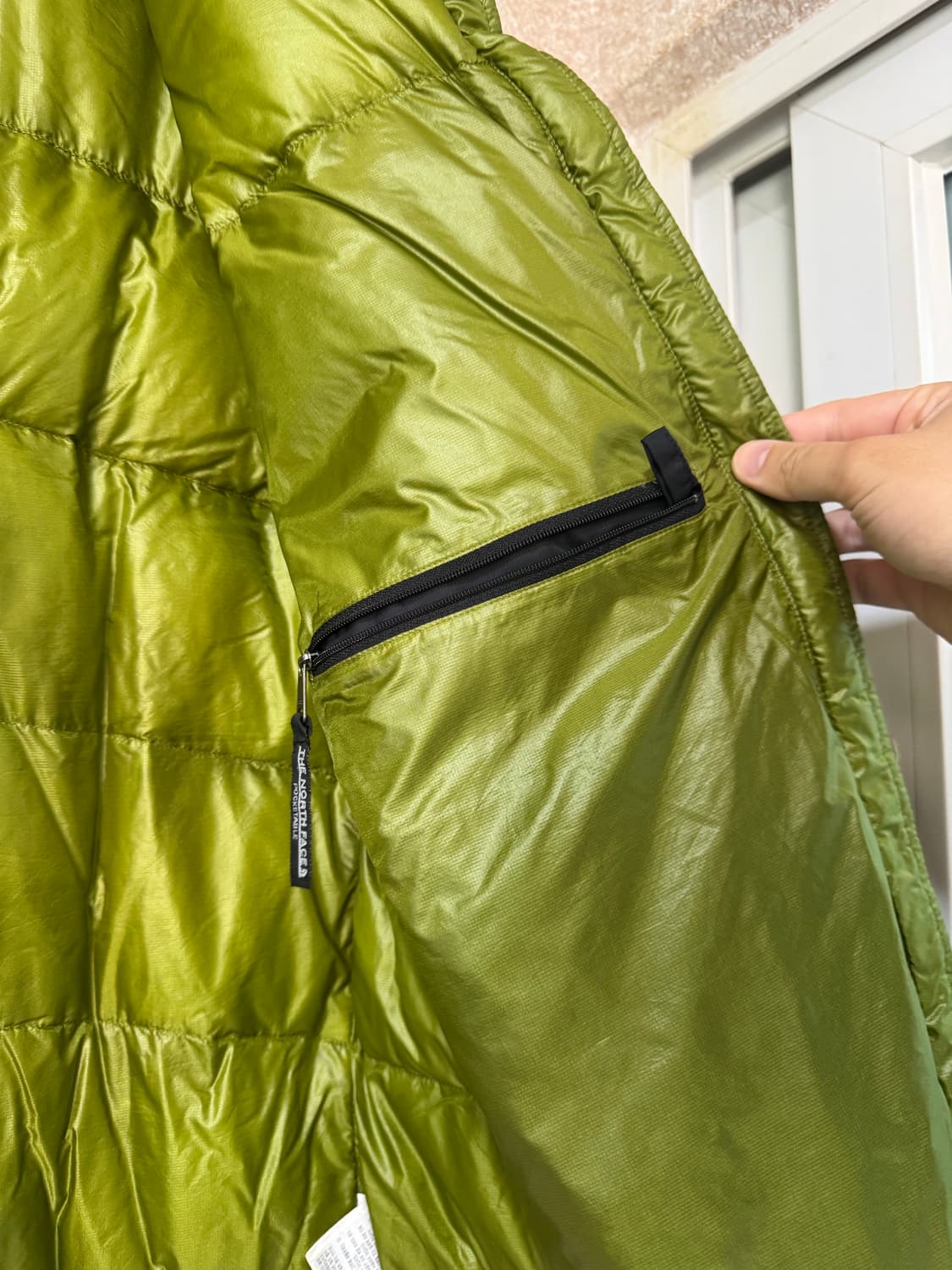 노스페이스 아콘가구아 경량 패딩 (라임, XL) 상품이미지6
