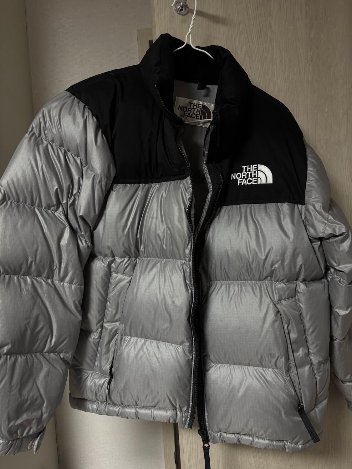 노스페이스 화이트라벨 노벨티 눕시 다운 패딩 헤더 그레이 상품이미지1
