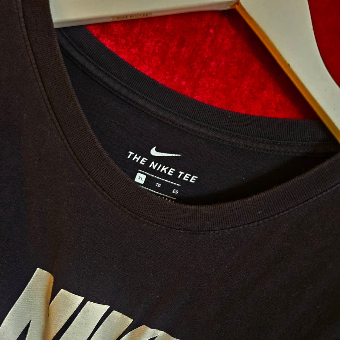 나이키 빅로고 크루넥 반팔티셔츠 XL size
 상품이미지3