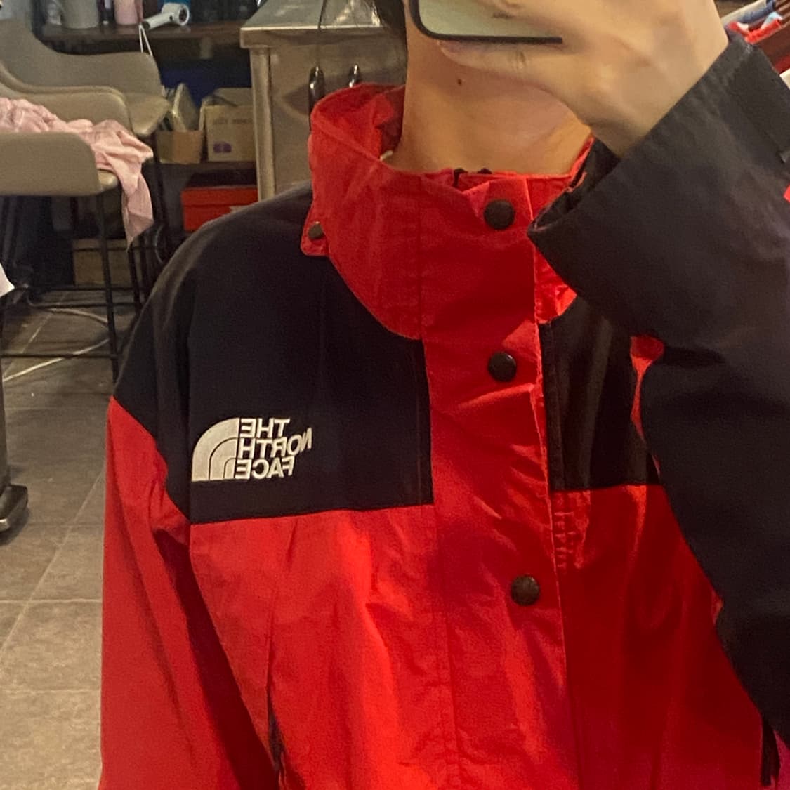 [NO.9] THENORTHFACE 레드 집업 바람막이  상품이미지3