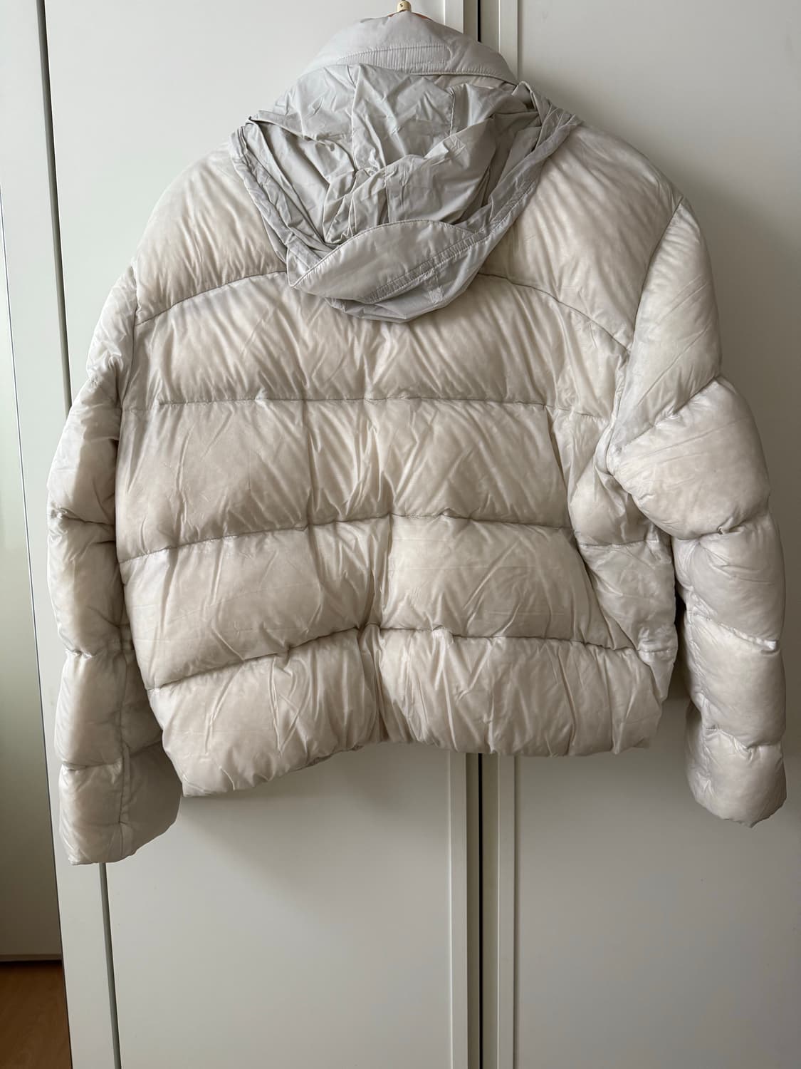 커버낫 우먼 씨빅 RDS 숏 푸퍼 Ecru WS  상품이미지5