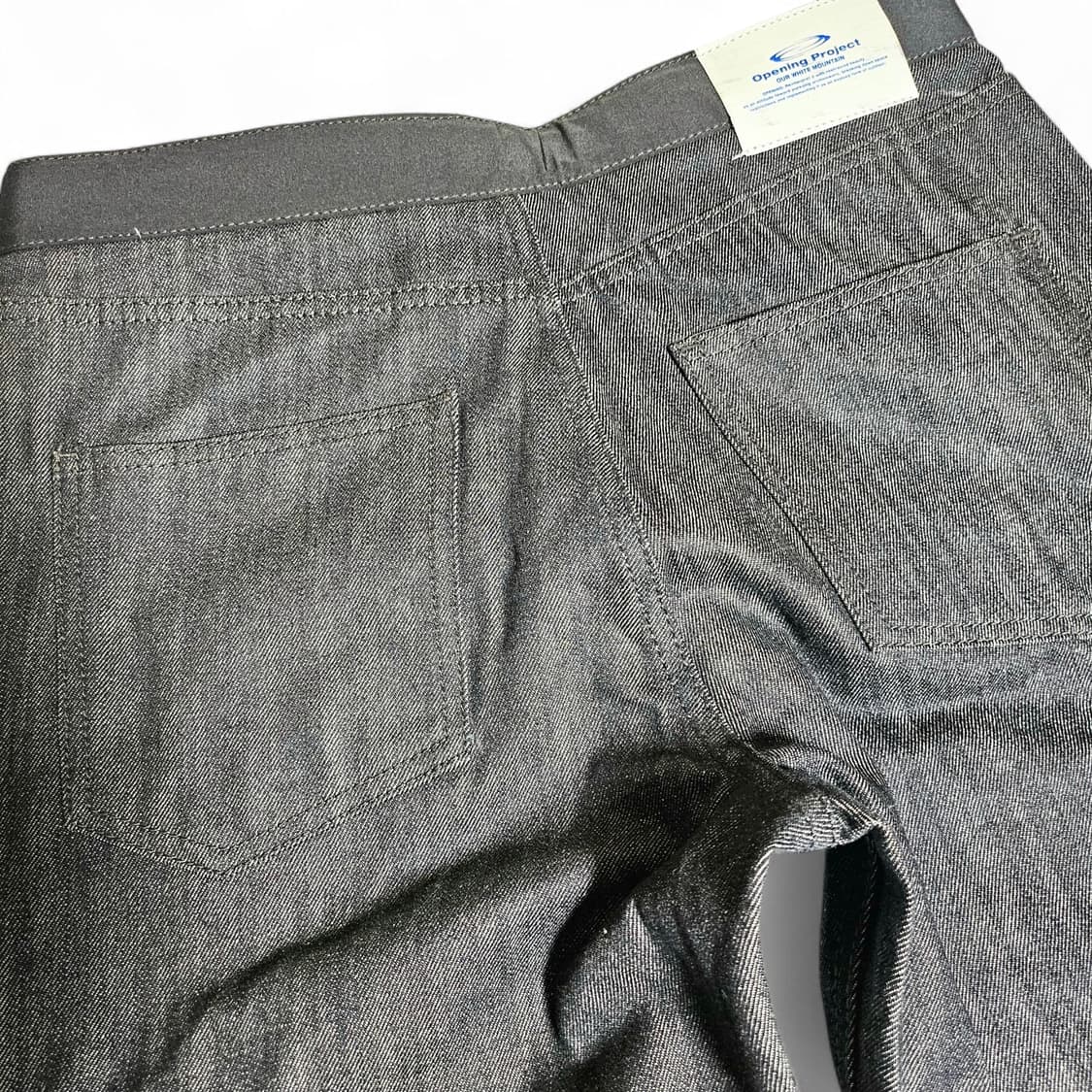 [새상품][32][오프닝프로젝트] 옵티칼 데님 팬츠 블랙 상품이미지5