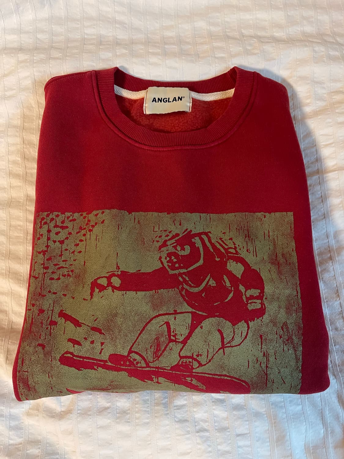 앵글런 anglan 스노우보드 그래픽 스웨트셔츠 맨투맨  상품이미지2